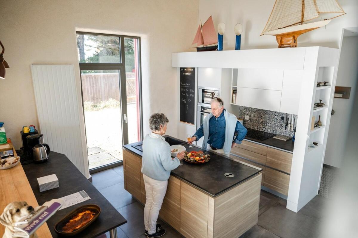 Le Chantier D 'Ernest- Loft T4 Les Pieds Dans L' Eau Carantec Ngoại thất bức ảnh