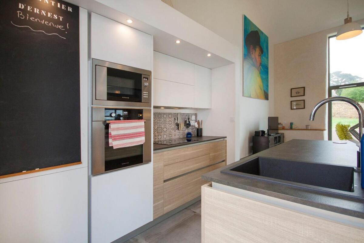 Le Chantier D 'Ernest- Loft T4 Les Pieds Dans L' Eau Carantec Ngoại thất bức ảnh